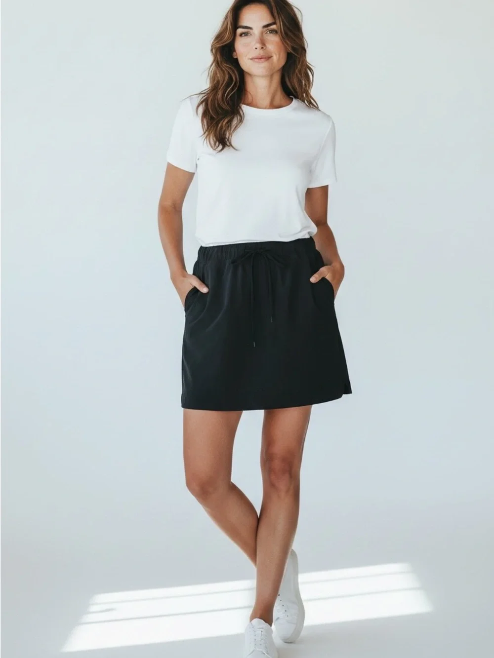 J Jill Black Skirted Short Skort